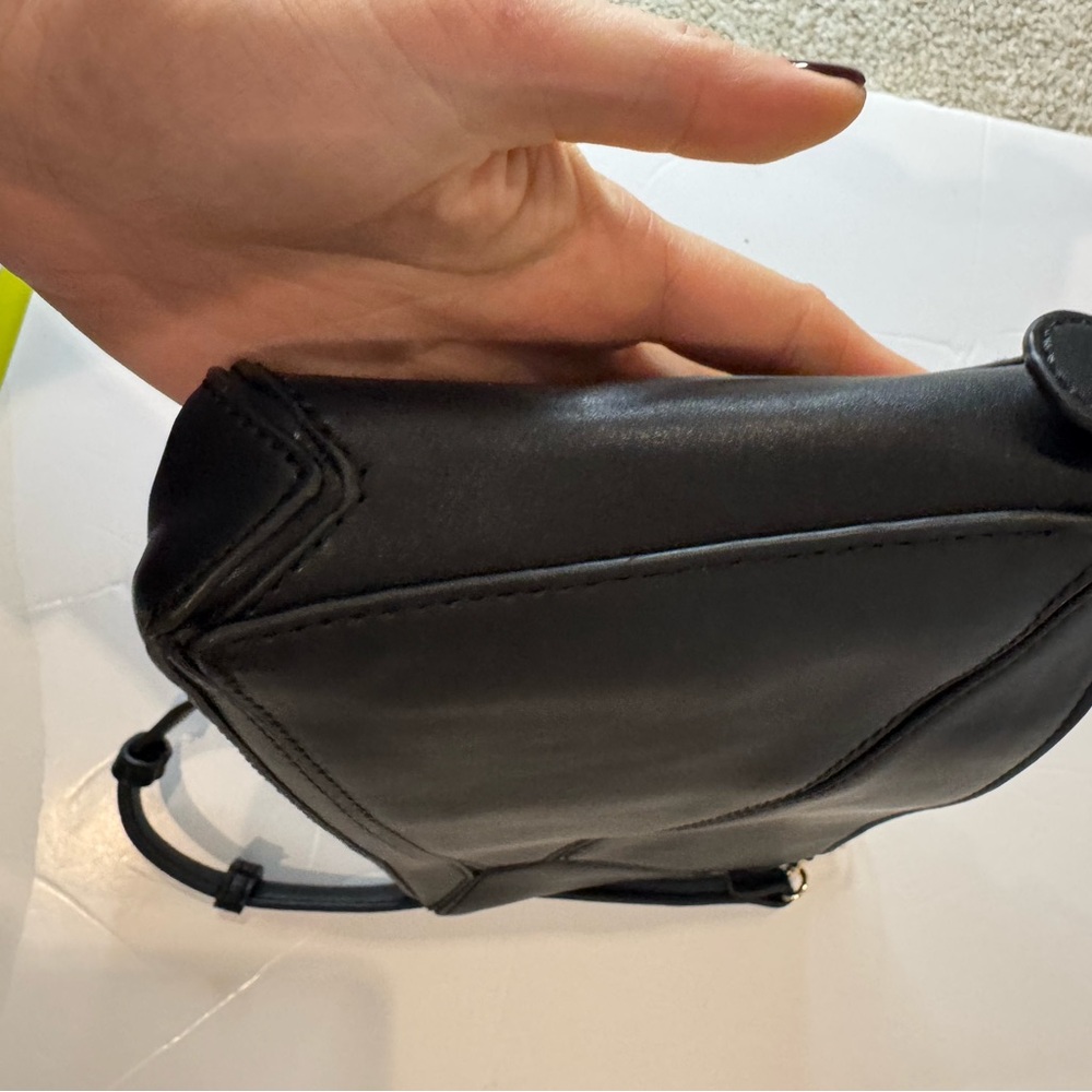 KGB Studio‎ Geometric Asymmetric Black Shoulder Bag Cocktail Minimalist Modern - Picture 8 of 9